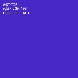#4727C6 - Purple Heart Color Image