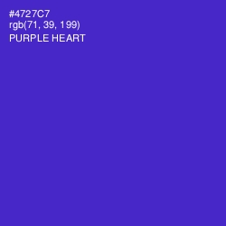 #4727C7 - Purple Heart Color Image