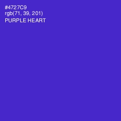 #4727C9 - Purple Heart Color Image