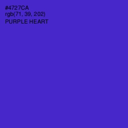 #4727CA - Purple Heart Color Image