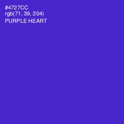 #4727CC - Purple Heart Color Image