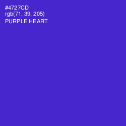 #4727CD - Purple Heart Color Image