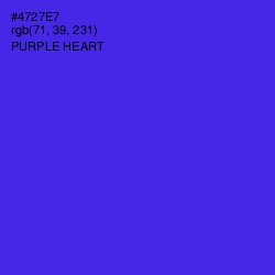 #4727E7 - Purple Heart Color Image