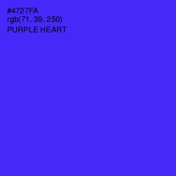 #4727FA - Purple Heart Color Image