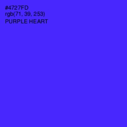 #4727FD - Purple Heart Color Image