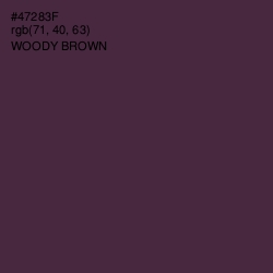 #47283F - Woody Brown Color Image