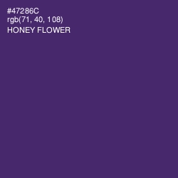 #47286C - Honey Flower Color Image