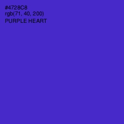 #4728C8 - Purple Heart Color Image