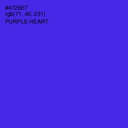 #4728E7 - Purple Heart Color Image