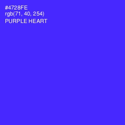 #4728FE - Purple Heart Color Image