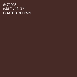 #472925 - Crater Brown Color Image