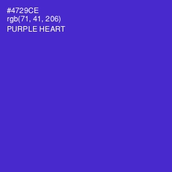 #4729CE - Purple Heart Color Image