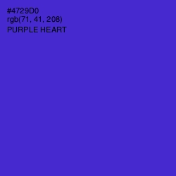 #4729D0 - Purple Heart Color Image