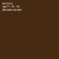 #472A12 - Brown Derby Color Image