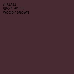 #472A32 - Woody Brown Color Image