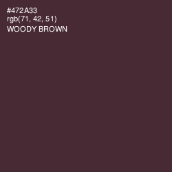 #472A33 - Woody Brown Color Image