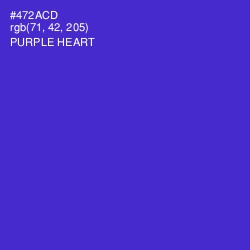 #472ACD - Purple Heart Color Image