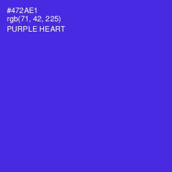 #472AE1 - Purple Heart Color Image
