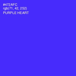 #472AFC - Purple Heart Color Image