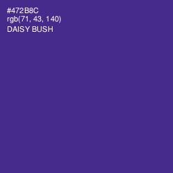 #472B8C - Daisy Bush Color Image