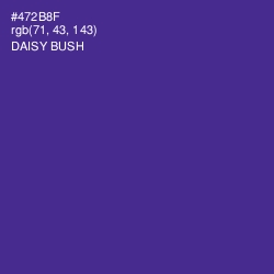 #472B8F - Daisy Bush Color Image