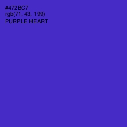 #472BC7 - Purple Heart Color Image