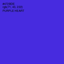 #472BDE - Purple Heart Color Image