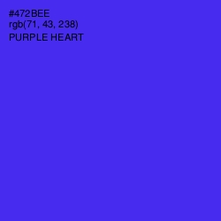 #472BEE - Purple Heart Color Image