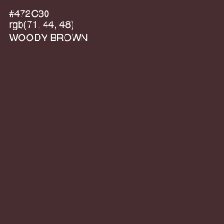 #472C30 - Woody Brown Color Image