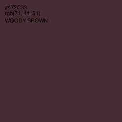 #472C33 - Woody Brown Color Image