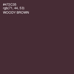 #472C35 - Woody Brown Color Image