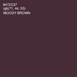 #472C37 - Woody Brown Color Image