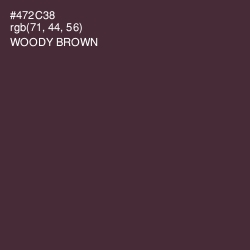 #472C38 - Woody Brown Color Image