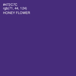 #472C7C - Honey Flower Color Image