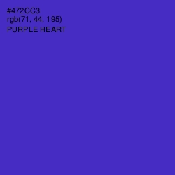 #472CC3 - Purple Heart Color Image