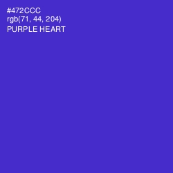 #472CCC - Purple Heart Color Image