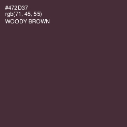 #472D37 - Woody Brown Color Image