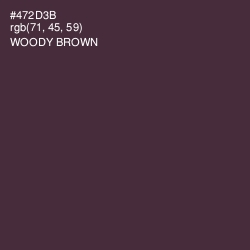 #472D3B - Woody Brown Color Image