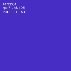 #472DC4 - Purple Heart Color Image