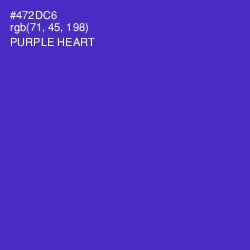 #472DC6 - Purple Heart Color Image