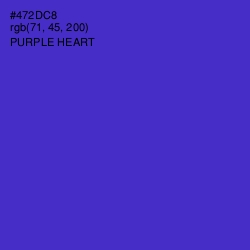 #472DC8 - Purple Heart Color Image