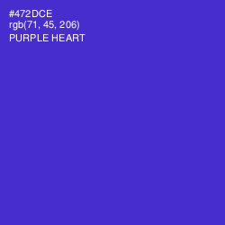 #472DCE - Purple Heart Color Image