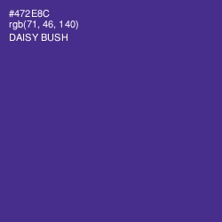 #472E8C - Daisy Bush Color Image