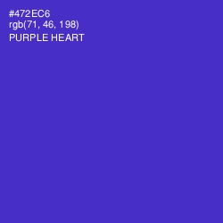 #472EC6 - Purple Heart Color Image