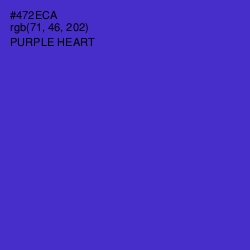 #472ECA - Purple Heart Color Image