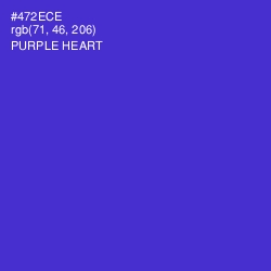 #472ECE - Purple Heart Color Image