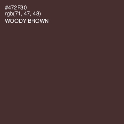 #472F30 - Woody Brown Color Image