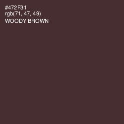 #472F31 - Woody Brown Color Image