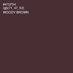 #472F34 - Woody Brown Color Image