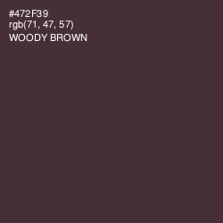 #472F39 - Woody Brown Color Image